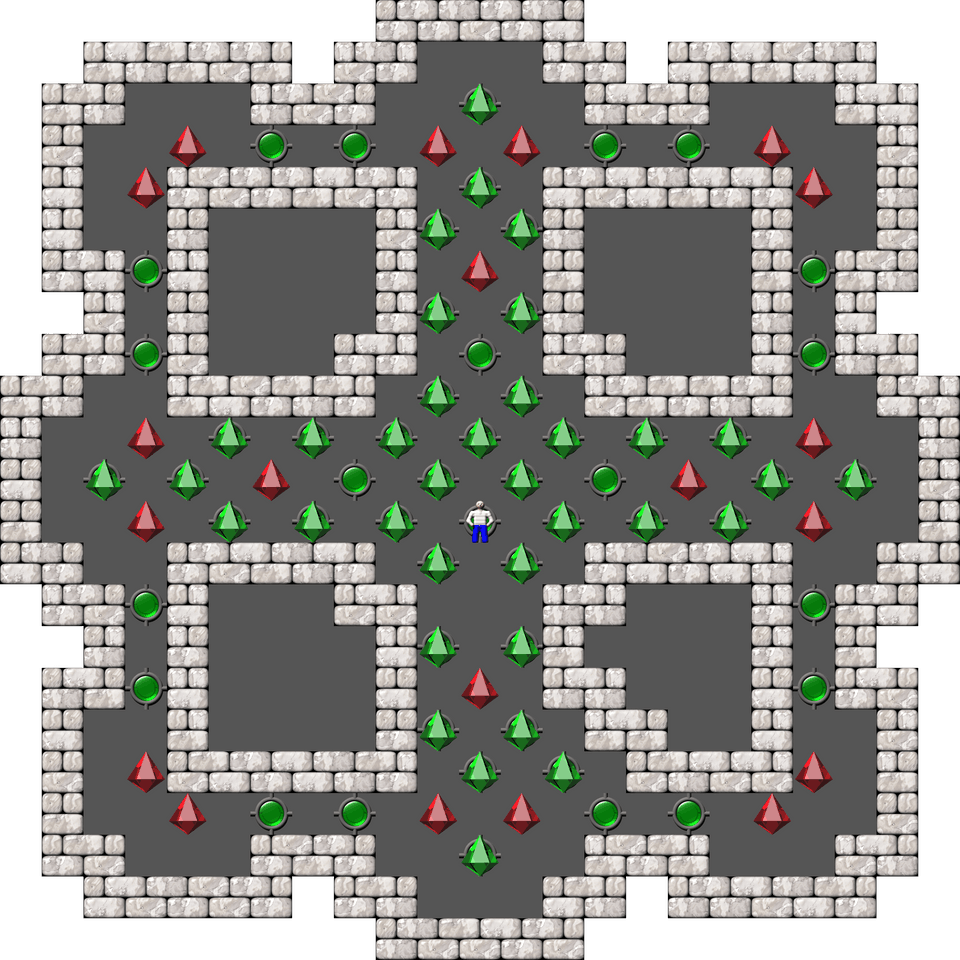 Sokoban David W. Skinner Arranged level 345